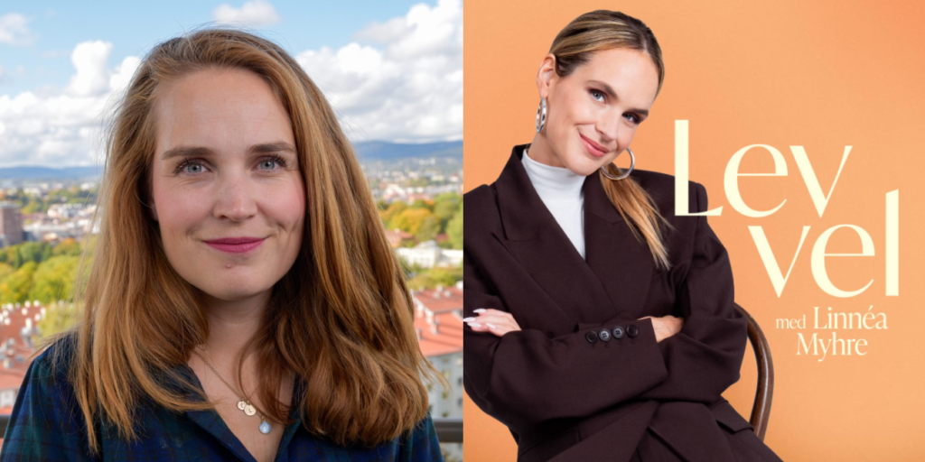 Frida Felicia Vennerød-Diesen gjestet Linnea Myhres podkast. FOTO: NIFU/NRK